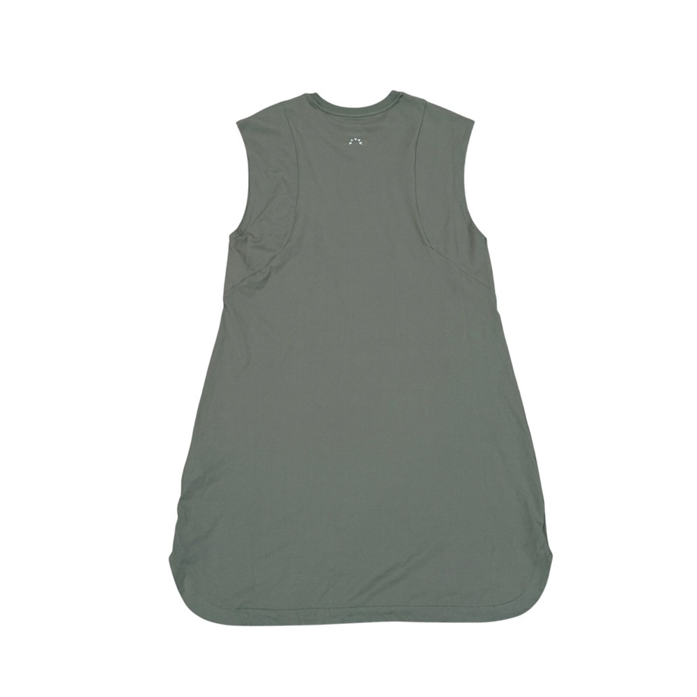 Varley Naples 31.5 Dress Ebony Olive Green Sleeveless Active Mini Dress M NWOT - Picture 3 of 8